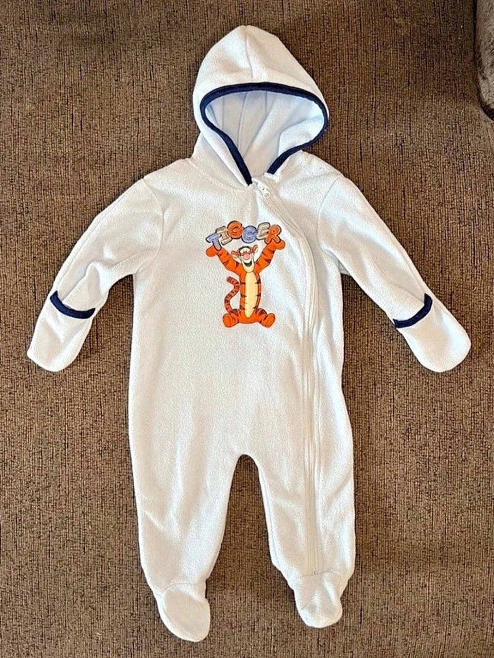 Disney Baby Tigger Hooded Footie Baby 3/6M